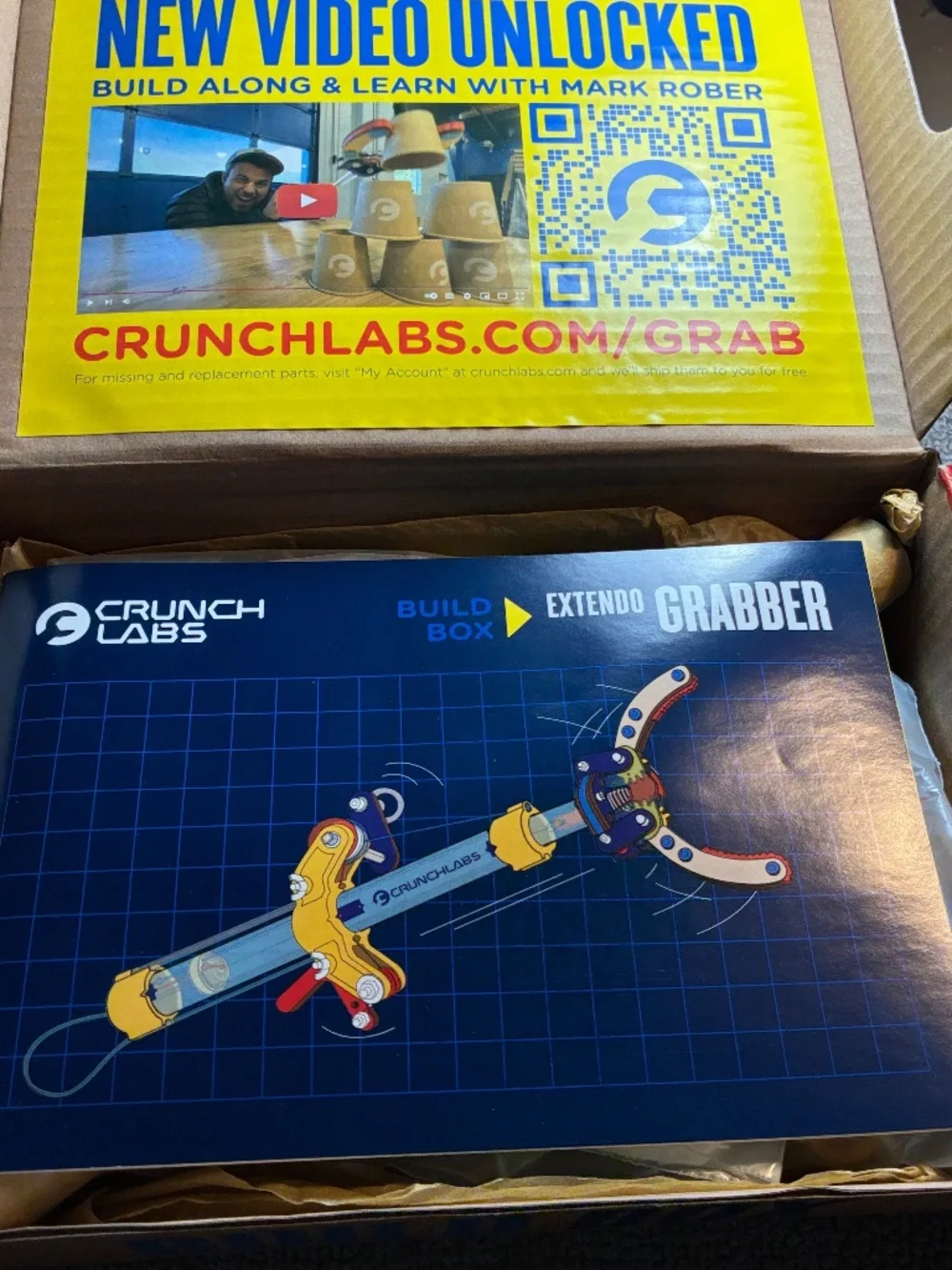 Extendo Grabber Extending Grabber Crunch Labs Box Science Not Used Open Box